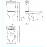 Bathroom Suite  Single Ended 1700/1600/1500/1400/1300/1200 mm Bath Toilet Sink and Taps 